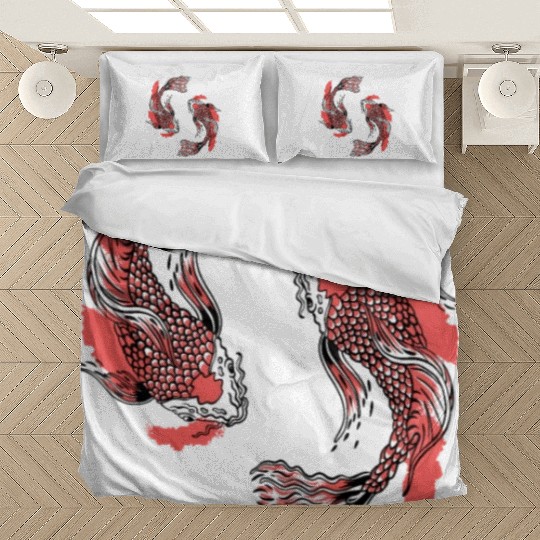 Koi Fish Swirly Bedding Sets