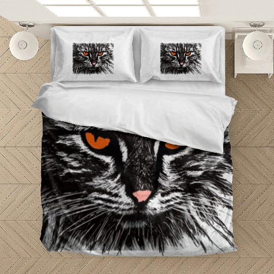 funny cat face Bedding Sets
