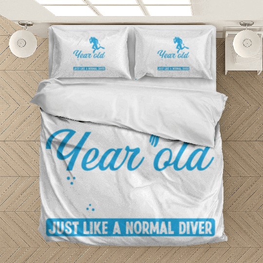 50th Birthday Scuba Divers Scuba Diving 50 Years Bedding Sets