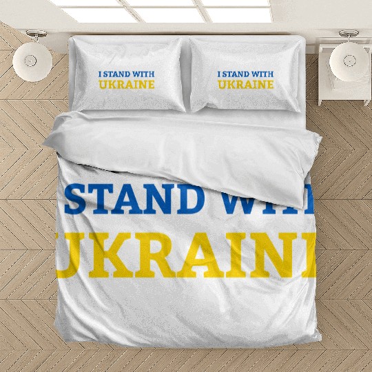 "I stand with Ukraine" Support & Solidarity Bedding Sets