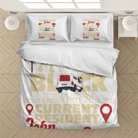 Be Like John Postal Worker Mailman Postman Mail Bedding Sets