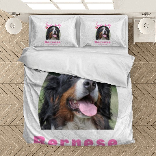 Love my Bernese Mountain Dog Girl Bedding Sets