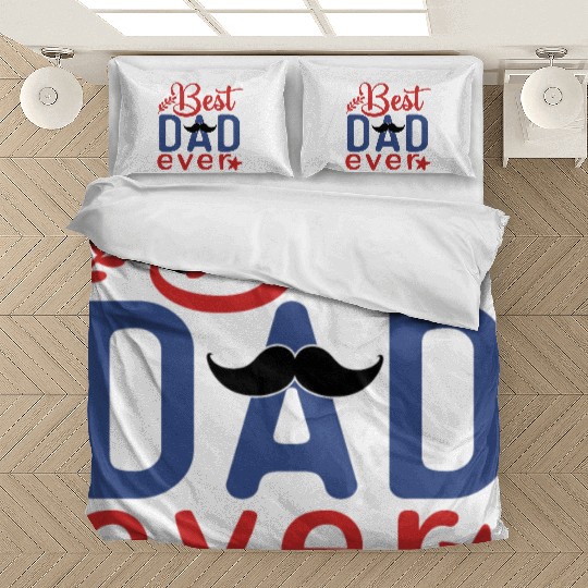 Best Dad Ever Father's day Gift Bedding Sets