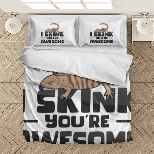 Herpetology Skink Lizard Wildlife Reptile Bedding Sets