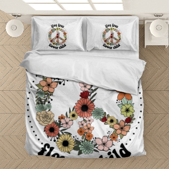 Vintage Wildflowers Sublimation Bedding Sets