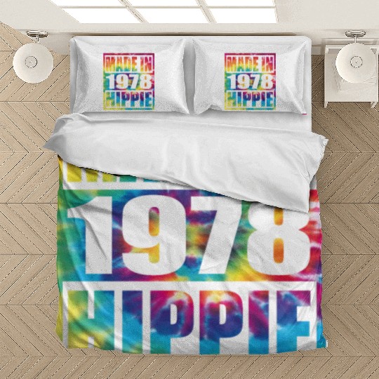 Hippie Birthday 1978 Bedding Sets