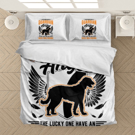 Irish Wolfhound Guardian Angel Bedding Sets
