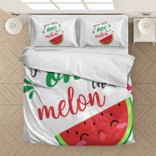 you are one in a melon- cute watermelon Bedding Sets