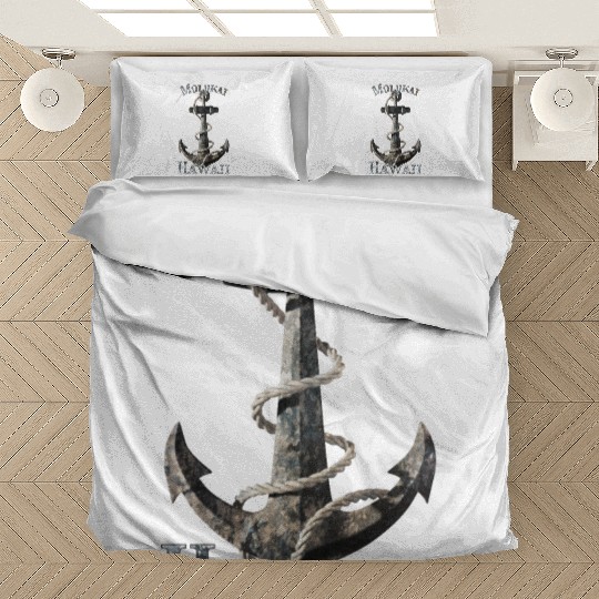 Molokai Hawaii Nautical Anchor Sailing Bedding Sets
