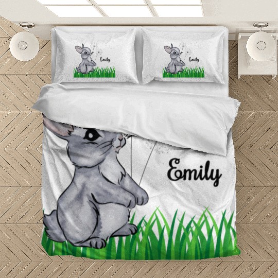 Bunny Name Gift Emily Bedding Sets