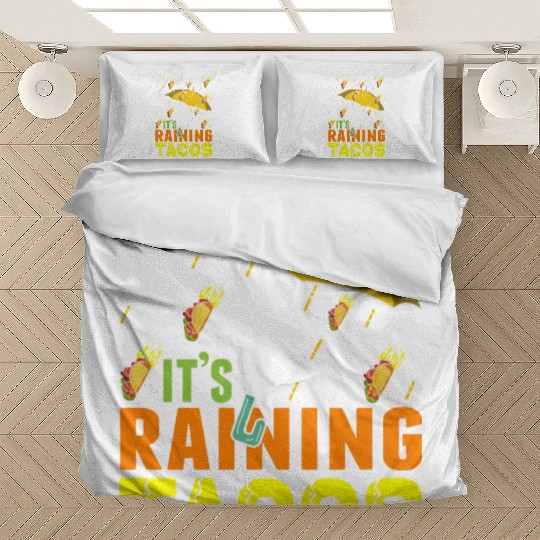 Raining Taco Lover Tacos Bedding Sets