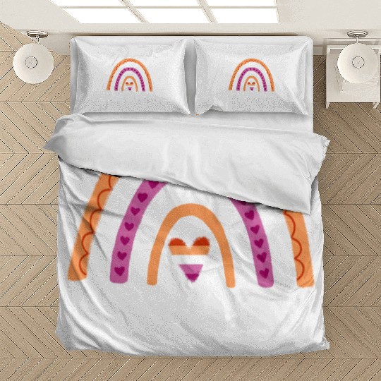 Ally Lesbian Pride Rainbow Bedding Sets