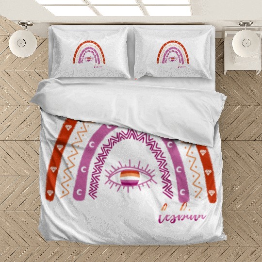 Rainbow Aunt Lesbian Niece Bedding Sets