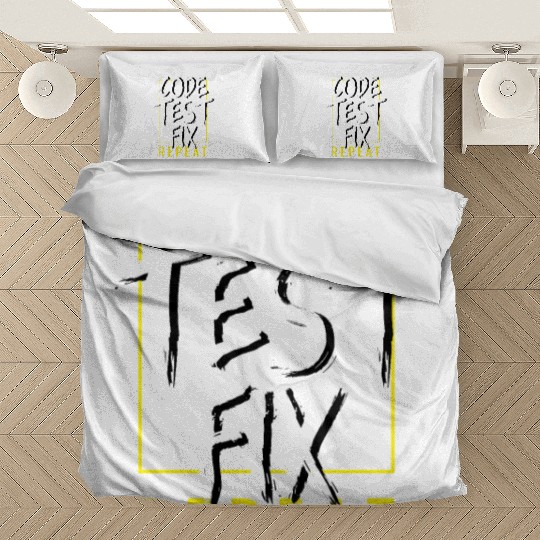 Code Test Fix Computer Engineer Gift Bedding Sets