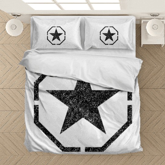 Sponge stencil Star inside octagon Bedding Sets
