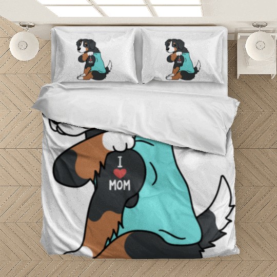 I Love Mom Tattoo Bernese Mountain Dog Bedding Sets