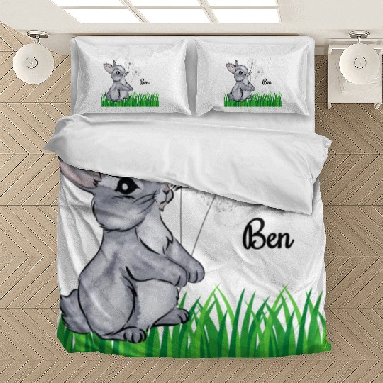 Bunny Name Gift Ben Bedding Sets