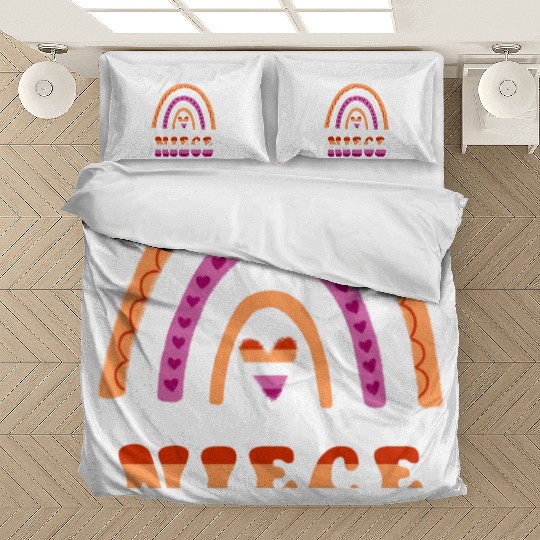 Proud Uncle Awesome Lesbian Niece Bedding Sets
