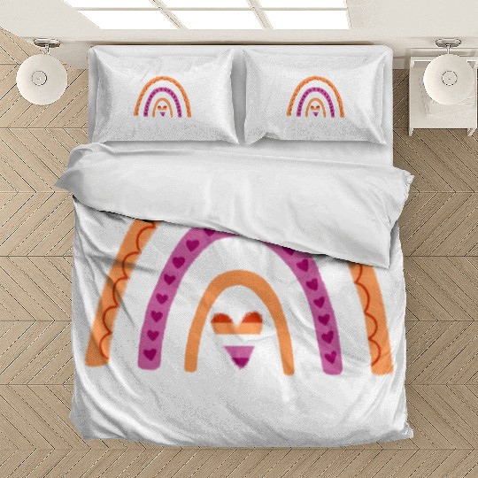 Proud Niece Lesbian Pride Rainbow Bedding Sets