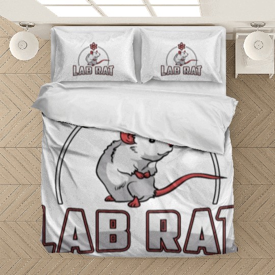 Lab Tech Lab Rat Laboratory Science Technician Bedding Sets