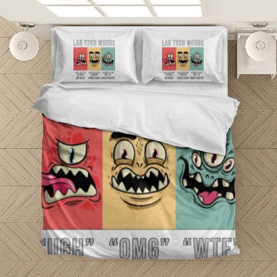 Lab Tech Moods Laboratory Science Technician Gift Bedding Sets