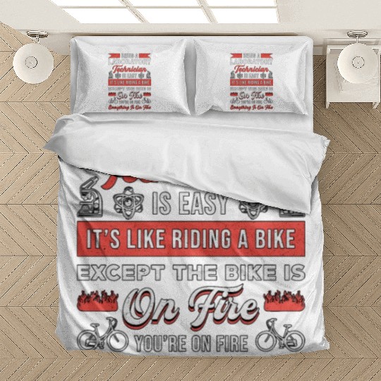 Being A Laboratory Technician Science Lab Tech Bedding Sets