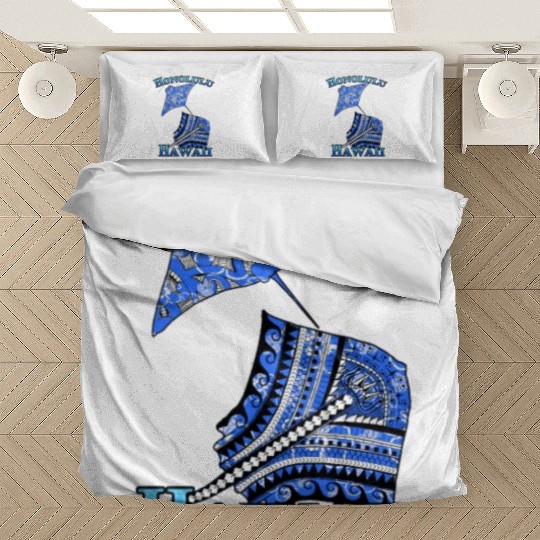 Honolulu Vacation Tribal Stingrays Bedding Sets