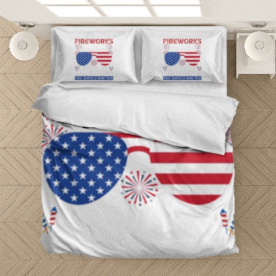 Fireworks Director If You Ever See Me Running Bedding Sets