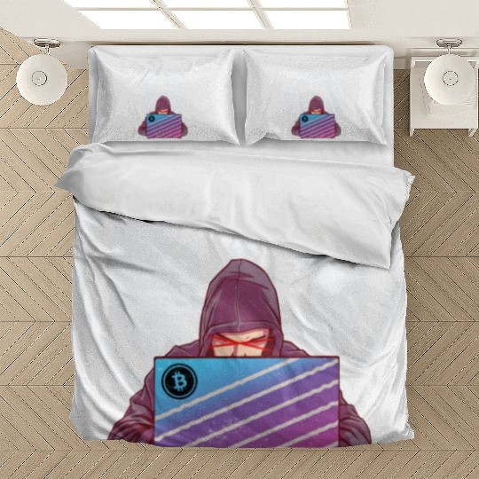 Funny Bitcoin Crypto Blockchain Btc Fun Lovers Bedding Sets