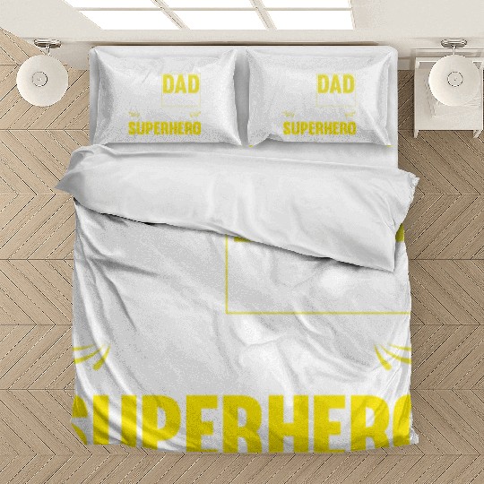 Hi Dad You Are My Superhero Gift for Daddy Bedding Sets