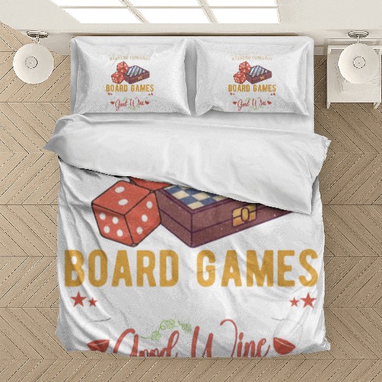 Wine Board Games Chess Board Game Player Gambling Bedding Sets