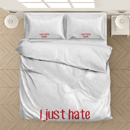 I hate people (dark) Bedding Sets