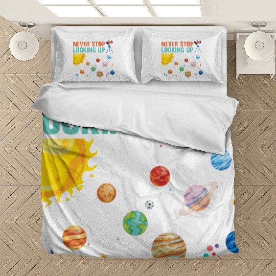 Telescope Solar System Planets Astronomer Bedding Sets