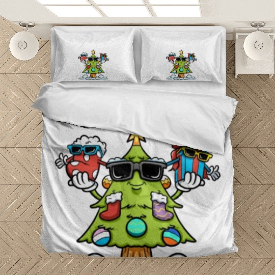 25th December Squad Sock Christmas Tree Gift Bedding Sets