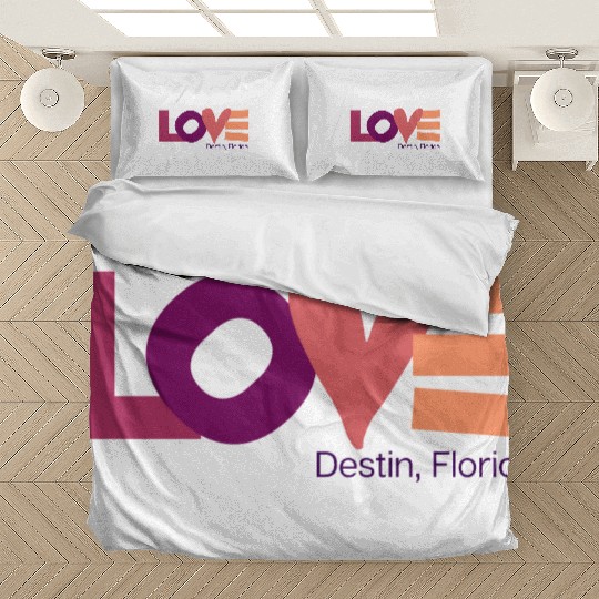 LOVE LOGO Multi Color Logo Bedding Sets