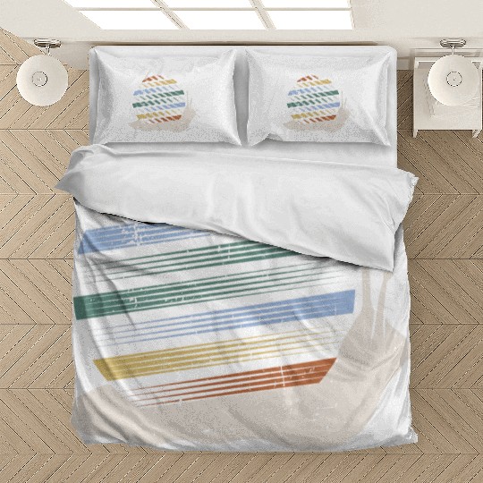 Retro Snail Shell Biology Snail Lover Bedding Sets