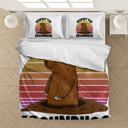 Respect The Groundhog Bedding Sets