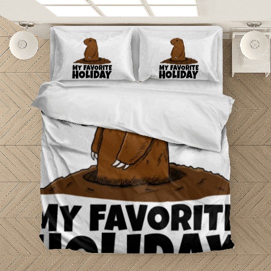 My Favourite Holiday Groundhog Bedding Sets