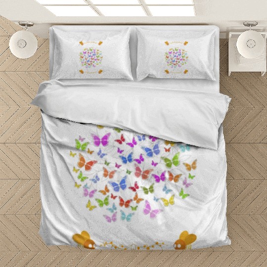 Hug Trees Plant Seeds Save The Butterflies Bedding Sets