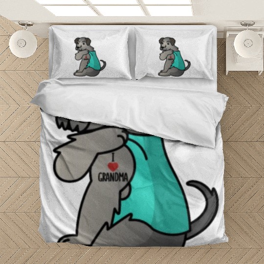 Irish Wolfhound I Love Grandma Bedding Sets