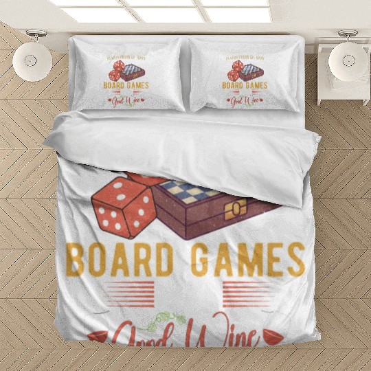 Wine Board Games Chess Board Game Player Gambling Bedding Sets