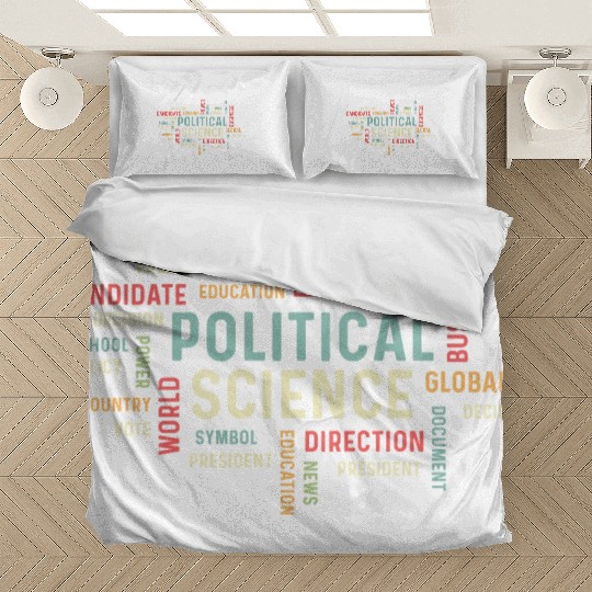 Political Science Careers Hardworking Student Gift Bedding Sets