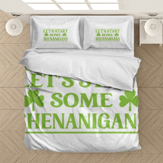 Let's Start Some Shenanigans Irish Ireland Gaelic Bedding Sets
