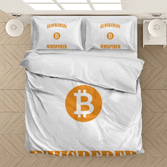 Blockchain Whisperer Bitcoin Trading Bedding Sets