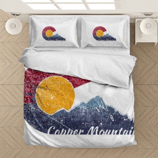 Copper Mountain Colorado Mountain Scenery Bedding Sets