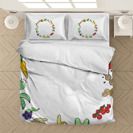 Plant Powered Cyclist Vegetarian Vegan Cycling Bedding Sets