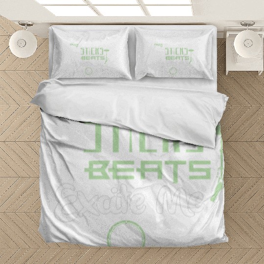 Drummer Bedding Sets Sticks and Beats Excite Me