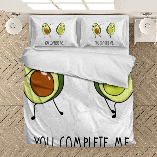 You complete me - Avocado <3 Bedding Sets