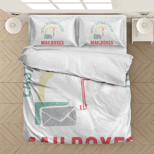 Distracted by Mailboxes Dedicated Worker Gift Bedding Sets