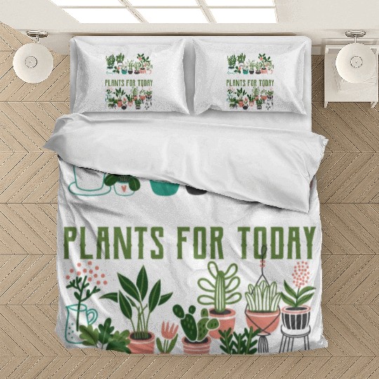 Pot Head Planter Flower Lover Succulent Gifts Idea Bedding Sets